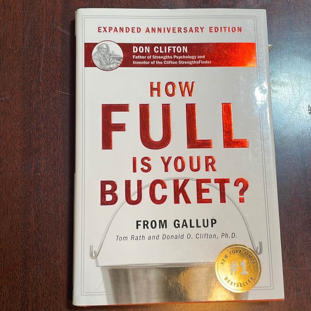 How full is your bucket hard cover book